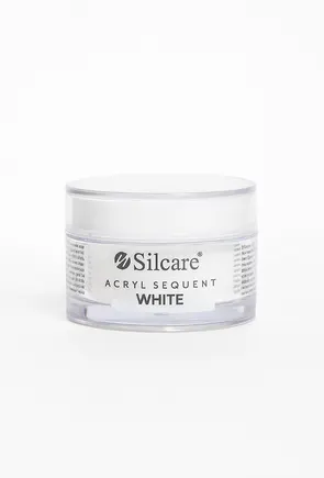 Silcare Acryl Sequent White – Pudră acrilică profesională 30g