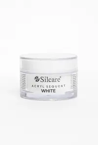 Silcare Acryl Sequent White – Pudră acrilică profesională 30g
