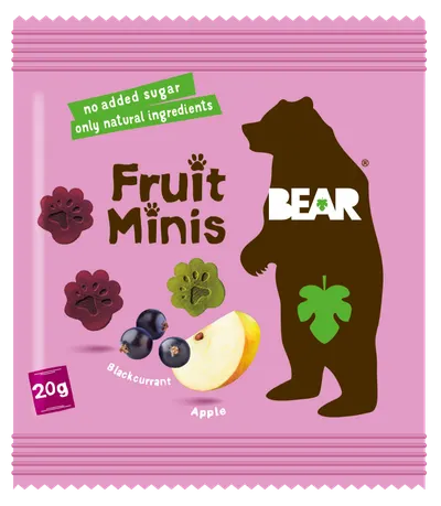 Talpite jungle cu mar si coacaze negre, 20g, Bear