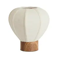 Veioză crem din metal cu abajur textil (înălțime 23,5 cm) Kyzo – Light & Living