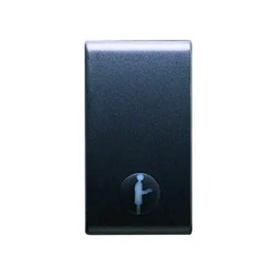 INTERCHANGEABLE Intrerupator cu revenire - 25x45mm - 1 modul - 'ROOM SERVICE' - PLAYBUS