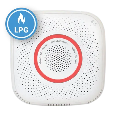 Senzor detector de gaz petrolier lichefiat Shelly Gas LPG, Wireless, Alarma 70 dB, Notificari aplicatie