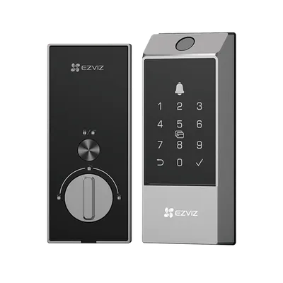 INCUIETOARE INTELIGENTA EZVIZ DL04 PRO, Comunicare: EZVIZ Connect 2.4G Wi-Fi, Putere de lucru: 4 Baterii AA Alkaline, Temp de fu