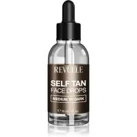 Revuele Paradise Bronze Self Tan Face Drops picaturi pentru bronzare faciale culoare Medium To Dark 30 ml
