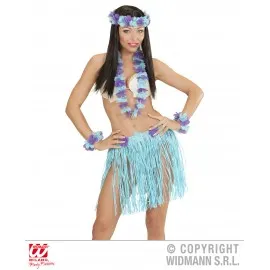 Set hawaii albastru - marimea 140 cm