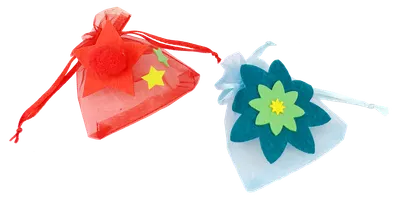 Set 10 săculeți organza pentru cadouri (10 x 8 cm)