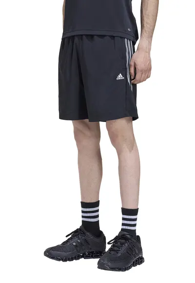 Pantaloni scurti cu buzunare laterale - Negru