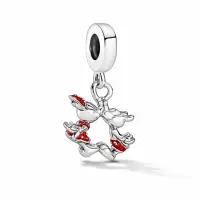 Talisman Pandantiv Minnie&Mickey Cu Argint