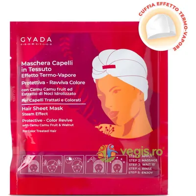 Masca de Par Tip Casca cu Efect Termic pentru Revitalizarea Culorii 1buc