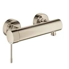 Baterie dus Grohe Essence 33636BE1, 1/2, monocomanda, aparenta, cartus ceramic, limitator, lucios, Nickel