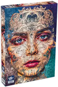 Puzzle Black Sea din 500 de piese - Portret din dantela, Evgeni Dvoretsky