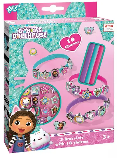 Set creativ Totum - Creează-ți singur brățări Gabby's Dollhouse
