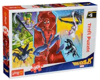 Puzzle Trefl din 100 de piese - Spiderman, Cu capul in jos