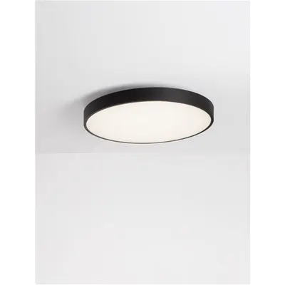 Plafoniera PERFECT Nisipiu Negru Aluminiu & Acrylic Surface LED 24W 2341Lm IP20 TRIAC Dimabil Driver AC220-240V Beam Angle: 120° CRI>80 3000K Dimabil