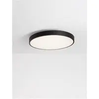 Plafoniera PERFECT Nisipiu Negru Aluminiu & Acrylic Surface LED 24W 2341Lm IP20 TRIAC Dimabil Driver AC220-240V Beam Angle: 120° CRI>80 3000K Dimabil