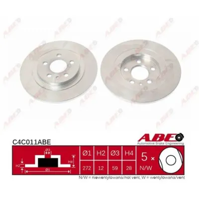 Disc frana ABE C4C011ABE