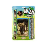 Set 6 rechizite Wild stationery Elefant