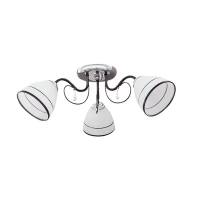 Lustra Clover Crom+Negru+Alb 3xE27 60W