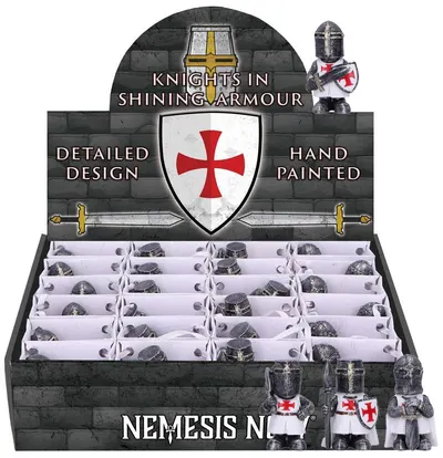Mini-figurină Nemesis Now Adult: Fantasy - Knights in Shining Armour (White) 5.5 cm, sortiment