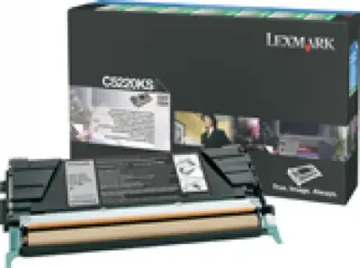 Toner Lexmark C5220KS (Negru - program return)