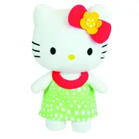 Jucarie de plus - Hello Kitty - Rochita verde