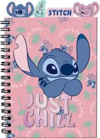 Caiet cu spirală Paso Stitch - Just Chill, A5, 96 foi