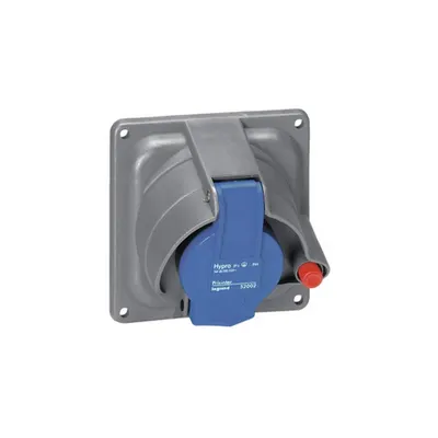 Panou montaj priza Prisinter Hypra -IP44/55 -200/250 V~ -16 A - 2P+E -plastic