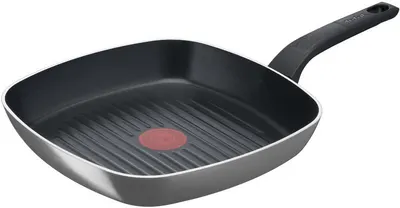 Tigaie pentru grătar Tefal - Easy Plus B5694053, 26 x 26 cm, negru