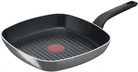 Tigaie pentru grătar Tefal - Easy Plus B5694053, 26 x 26 cm, negru