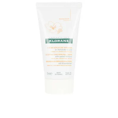 Cremă epilatoare, Klorane, migdale dulci, 75 ml