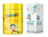 Jeleuri cu vitamina C pentru imunitate copii + Imuno Beta Glucan, 125ml ( Sirop Imunitate Copii )