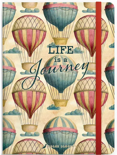 Notebook Lizzy Card Dolce Blocco - Life is a Journey
