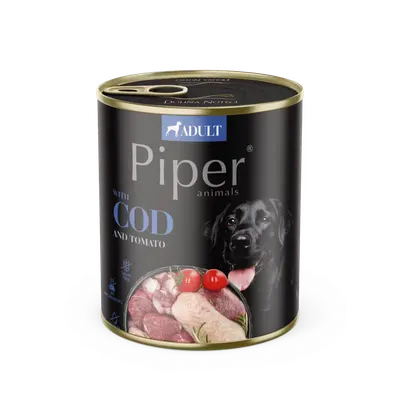 Piper Adult Dog, Cod si Tomate, 800 g