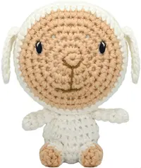 Jucărie tricotată manual Wild Planet - Oaie, 12 cm