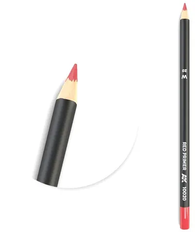 Creion pe baza de apa pentru modelat AK Interactive - Watercolor Pencil Red Primer AK10020 (1 buc )