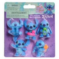 Set 5 mini figurine, Disney Stitch, 5 cm