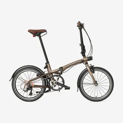Bicicletă pliabilă FOLD 560 Aluminiu brut lăcuit