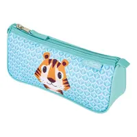 Penar tip etui, 1 fermoar, triunghiular sport Cute Animals Zebra