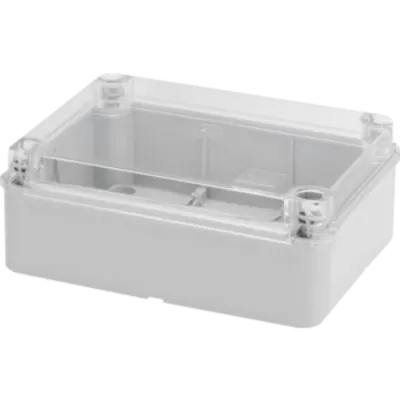 Doza aparenta cu capac transparent LID - IP56 - dimensiuni interioare 240X190X90 - WITH SMOOTH WALLS