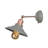 Corp de iluminat aplicat perete - Wall Fixture LORET+ with switch,8229,AC220-240V,50/60Hz,1*E27,max.40W, Diameter20cm, single, grey