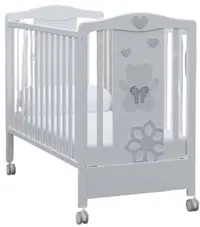 Pătuț pentru bebeluși Bambino Casa - Felice, grigio