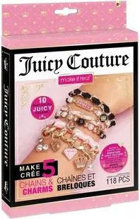 Trusă creativă Make It Real - Mini Juicy Couture Chains And Charms, brățări