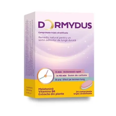 Dormydus, 24 comprimate triplu stratificate – Terapia