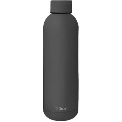 Termos Tip Sticla, din Inox, Capacitate 500 ml, Gri