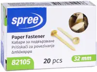 Știfturi pentru legarea caietelor Spree - 32 mm, 20 buc