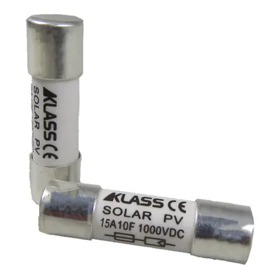 Siguranta fuzibila curent continuu - fotovoltaice CH10x38 gPV 15A 1000V DC