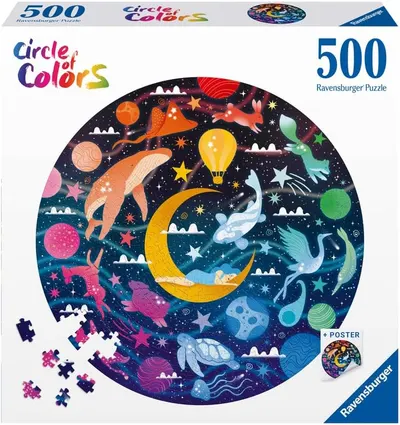 Puzzle rotund Ravensburger din 500 de piese - Dreams