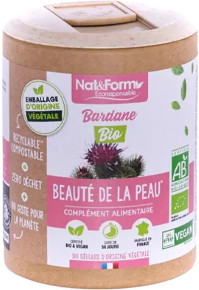 Bio repedei, rădăcină, 90 capsule, Nat&Form