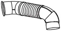 Racord evacuare (lungime:950mm) potrivit MERCEDES ACTROS MP2 MP3 OM541.920-OM541.978 10.02-