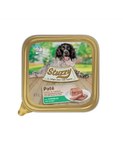 STUZZY Pate hrana umeda pentru caini, cu iepure 150 g